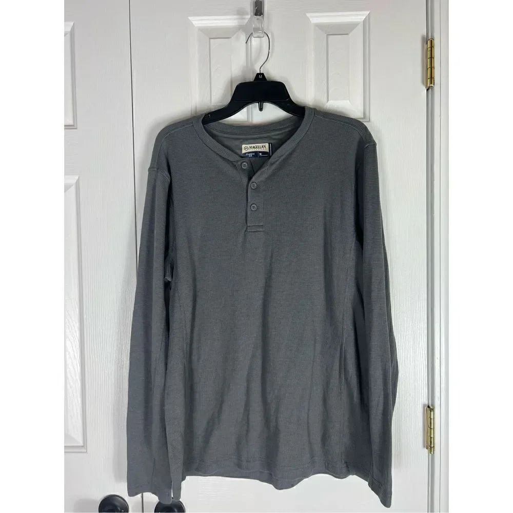 Magellan Mens Grey Shirt Size M